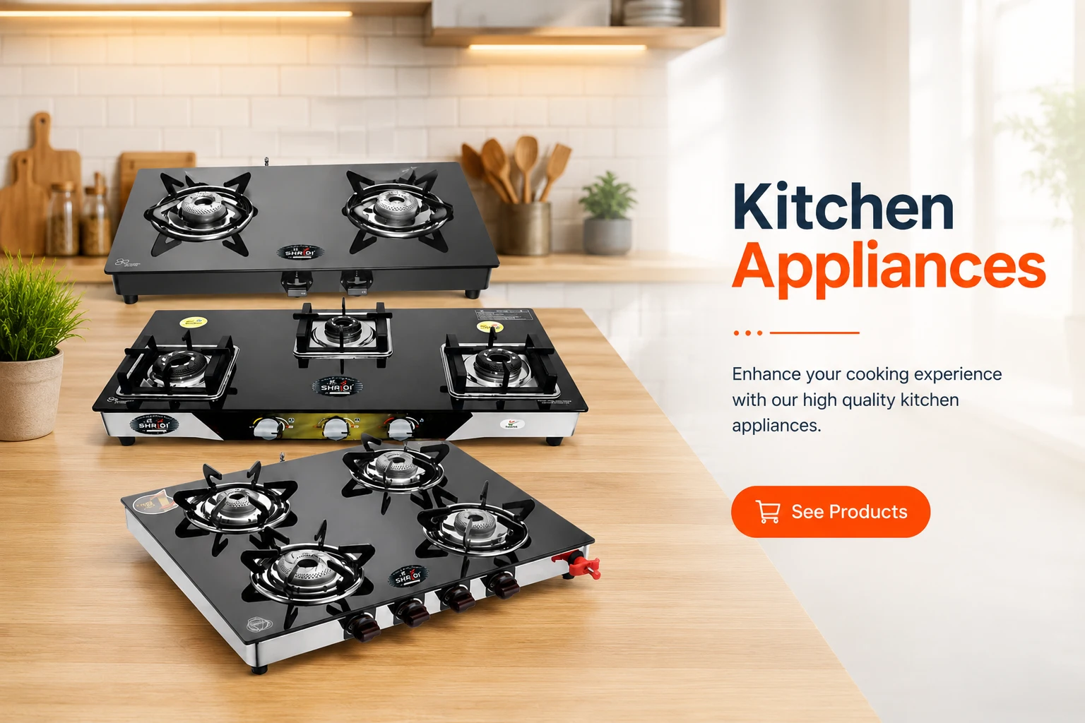 LPG Glass Gas Stove