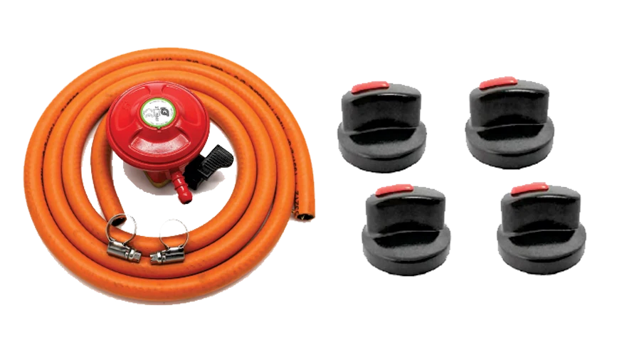 Gas Stove Spare Parts Pipe Regulator Knob Set