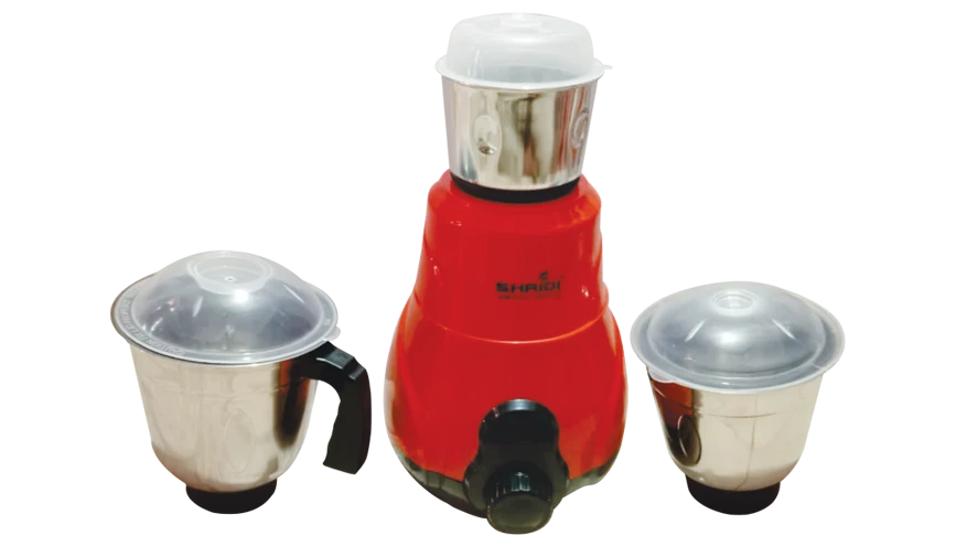 SHRIDI Mixer Grinder Red Edition 3 Jar