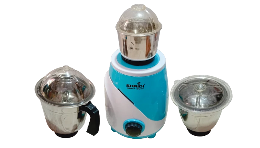 SHRIDI Mixer Grinder Heavy Duty Sky Blue Edition